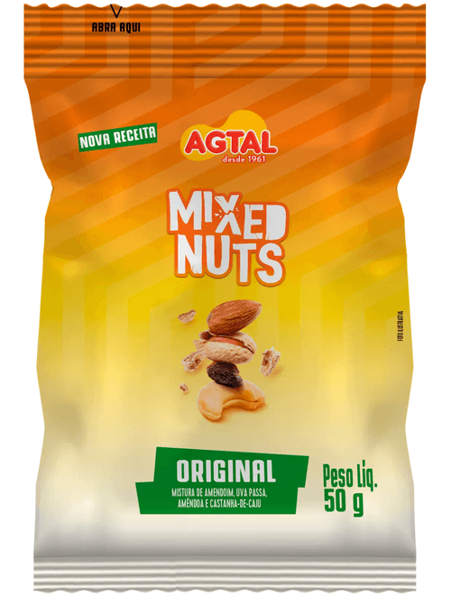 MIXED NUTS 50G AGTAL
