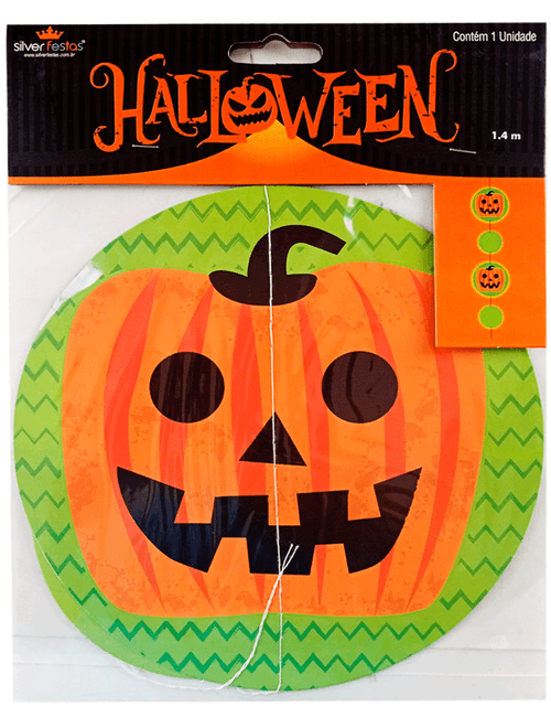 ENFEITE DECORATIVO HALLOWEEN 1.4M SILVER FESTAS