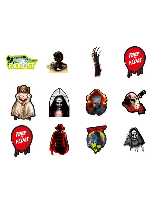 MINI PERSONAGEM DECORATIVO HORROR COM 12 UNIDADES REGINA