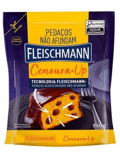 MISTURA PARA BOLO DE CENOURA UP 390G FLEISCHMANN