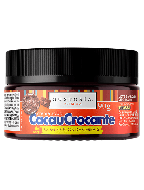 CREME SABOR CACAU CROCANTE 90G GUSTOSIA
