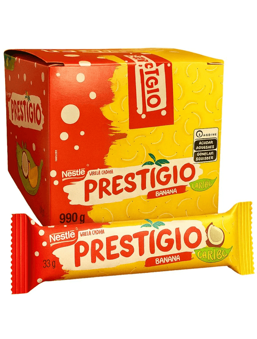 CHOCOLATE PRESTIGIO CARIBE DISPLAY COM 30 UNIDADES DE 33G CADA NESTLE