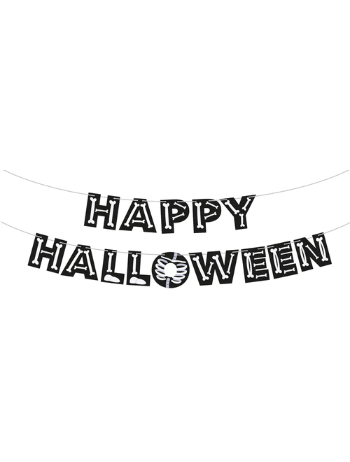 FAIXA DECORATIVA HAPPY HALLOWEEN CROMUS