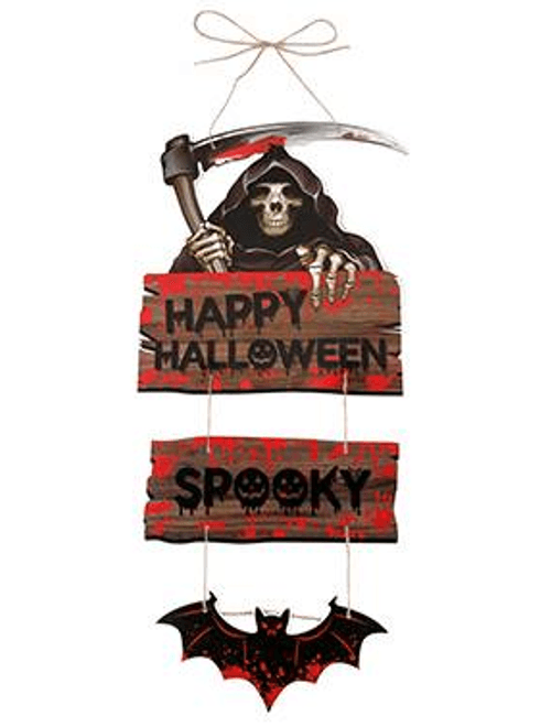 ENFEITE DECORATIVO HAPPY HALLOWEEN ASSUSTADOR FOX IMPORT