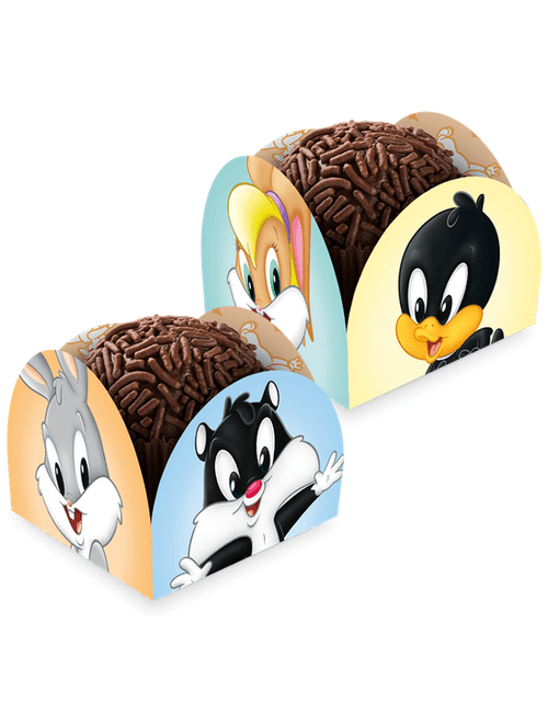 PORTA FORMINHA LOONEY TUNES COM 50 UNIDADES REGINA