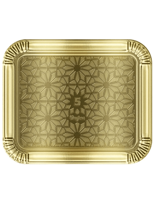 BANDEJA LAMINADA 32X39CM N5 OURO REGINA
