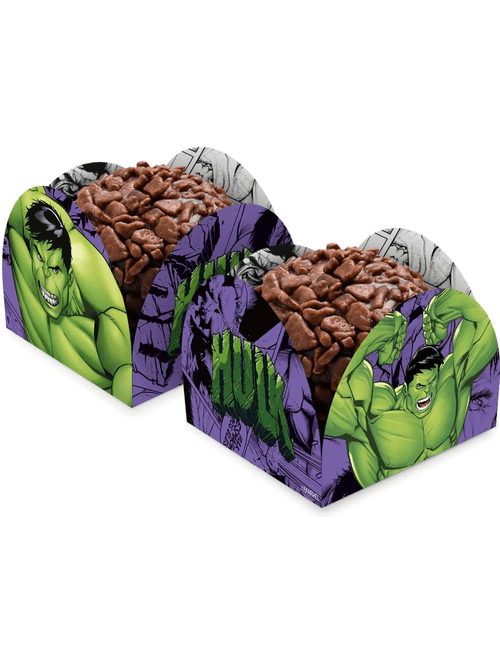PORTA FORMINHA HULK CORE COM 50 UNIDADES REGINA