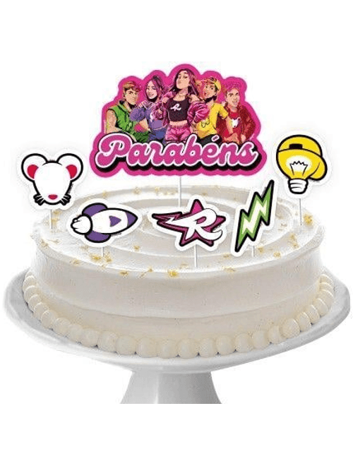 DECORACAO DE BOLO EMILLY VICK COM 6 UNIDADES REGINA