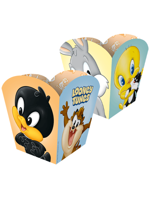 CACHEPOT LOONEY TUNES COM 4 UNIDADES REGINA