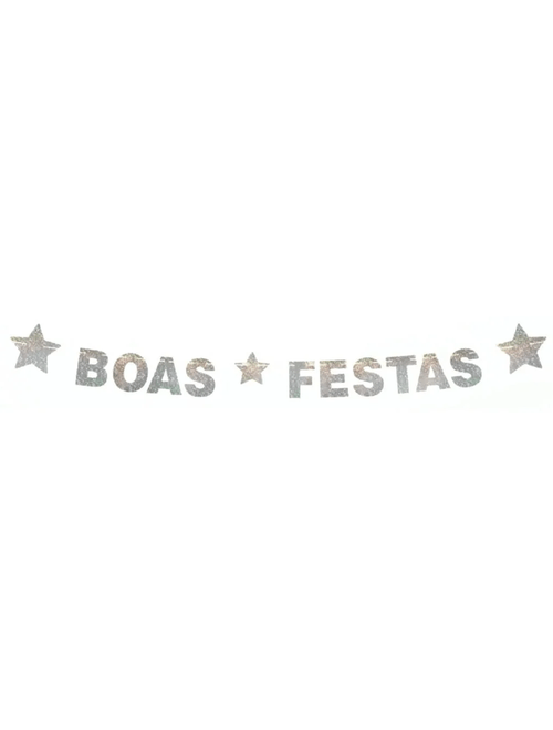 FAIXA DECORATIVA BOAS FESTAS REGINA