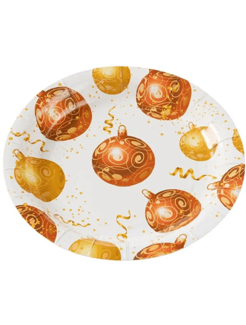 PRATO DE PAPEL HAPPY 18CM COM 10 UNIDADES SILVER FESTAS