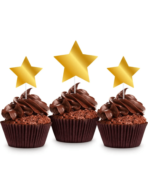 PICKS DOURADO ANO NOVO COM 8 UNIDADES REGINA