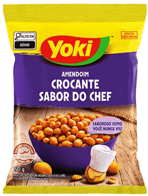 AMENDOIM CROCANTE 120G DO CHEF YOKI