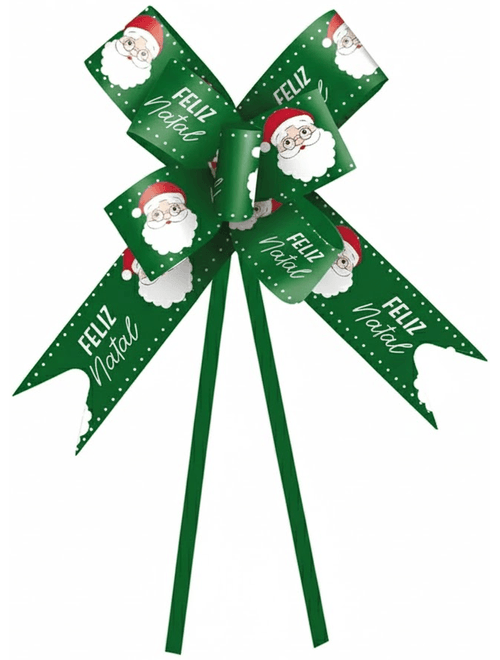 LACO PRONTO PRESENTE NOEL VERDE 1,8X36CM COM 10 UNIDADES CROMUS