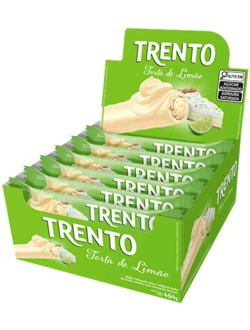 TRENTO TORTA DE LIMAO COM 16 UNIDADES DE 29G CADA