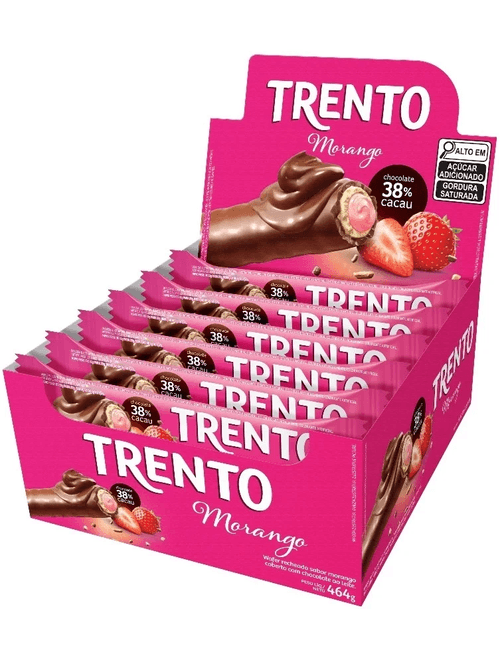 TRENTO MORANGO COM 16 UNIDADES DE 29G CADA