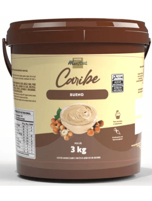 RECHEIO CARIBE BUENO 3KG MASTER MARTINI