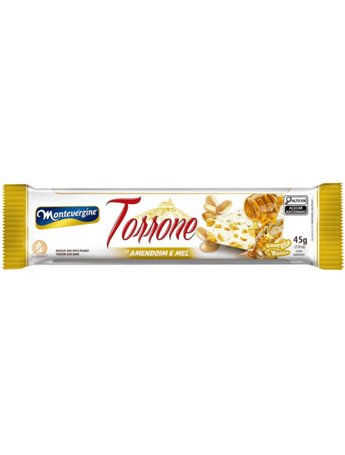 DOCE TORRONE COM 12 UNIDADES DE 45G CADA MONTEVERGINE
