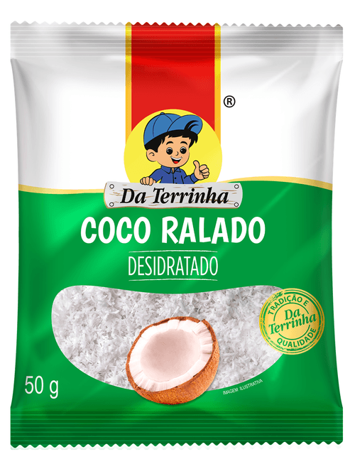 COCO RALADO DESIDRATADO 50G DA TERRINHA